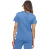 Medichic Women's Scrubs V-Neck Nylon Spandex Yoga Scrub Top - 2 of 2