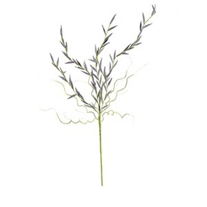 Lavender-Inspired Purple Stems 50"H EVA Foam & Wire Floral Arrangement – Bendable Spring Accent (Set of 6) By Kalalou - 1 of 3