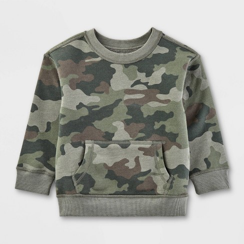 Camo sweatshirt kids hotsell