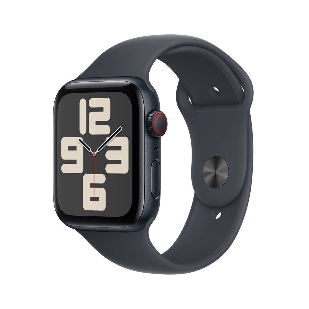 Photos - Wrist Watch Apple Watch SE GPS + Cellular  44mm Midnight Aluminum Case with Midn(2024)