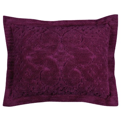 Ashton Collection 100% Cotton Soft & Breathable Chenille Tufted Medallion Design Pillow Shams, Luxurious All-Season, Machine Washable – Better Trends
