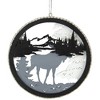 Northlight 4.25" Gray Moose 2-D Cut-Out Silhouette Christmas Ornament - 4 of 4