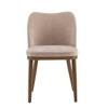 Christopher Knight Home Set of 2 Isaac Fabric Upholstered Dining Chairs Apricot - 4 of 4