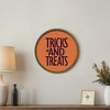 Creative Products Tricks and Treats 20 x 20 Round Brown Framed Print - 4 of 4