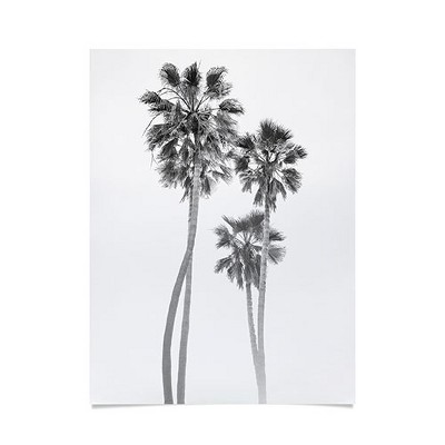 Bethany Young Photography Monochrome California Palms Poster- 18" x 24" - Society6