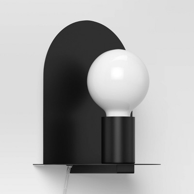 LED Sconce Wall Light Black - Project 62™