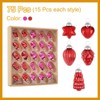 Unique Bargains Glass Decorative Hanging Tree Ornament Balls 1"-1.5" 75 Pcs - 3 of 4