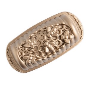 Nordic Ware Honey Hive Loaf Pan - 1 of 4