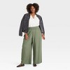 Women's High-Rise Wide Leg Linen Pull-On Pants - Ava & Viv™ - 3 of 3