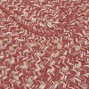 Colonial Mills Tremont Braided Rug, Rosewood 2'x3', Oval Shape - 2 of 3