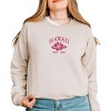 Simply Sage Market Embroidered Hawaii Flower Sweatshirt - 3 of 4