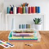 Sorbus 4 Piece Stackable Portable Project Case Document Holder for 8.5 x 11 Letter Set -Multipurpose for Check, Office Tools, Craft Supplies & More! - 2 of 4