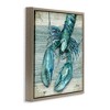 Stupell Industries Northpoint Lobster Rustic Sealife, 25" x 25" - 3 of 4