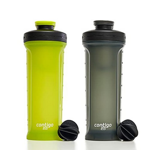 Contigo 28 Oz. Fit Shake & Go 2.0 Microban Shaker Mixer Bottle 2-pack ...