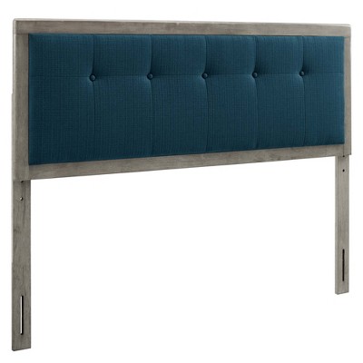 Modway Draper Tufted Queen Fabric and Wood Headboard