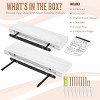 Sorbus 2 Pack 16” Solid Wood Floating Shelves - for Bathroom Decor, Books, Bedroom & Living Room - 4 of 4