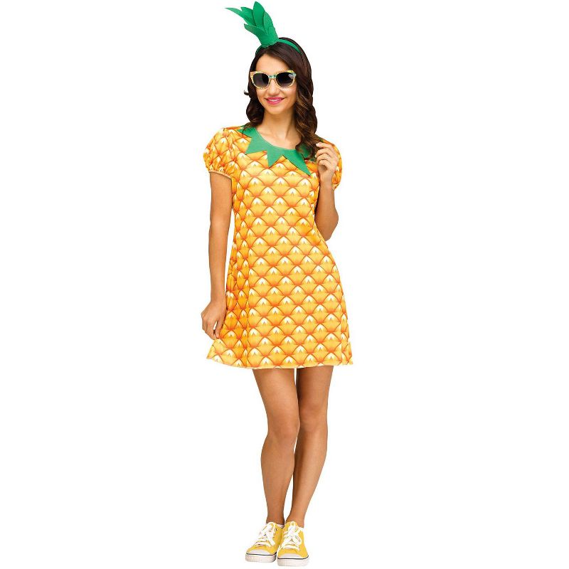 Fun World Pineapple Cutie Women's Costume, 1 of 3