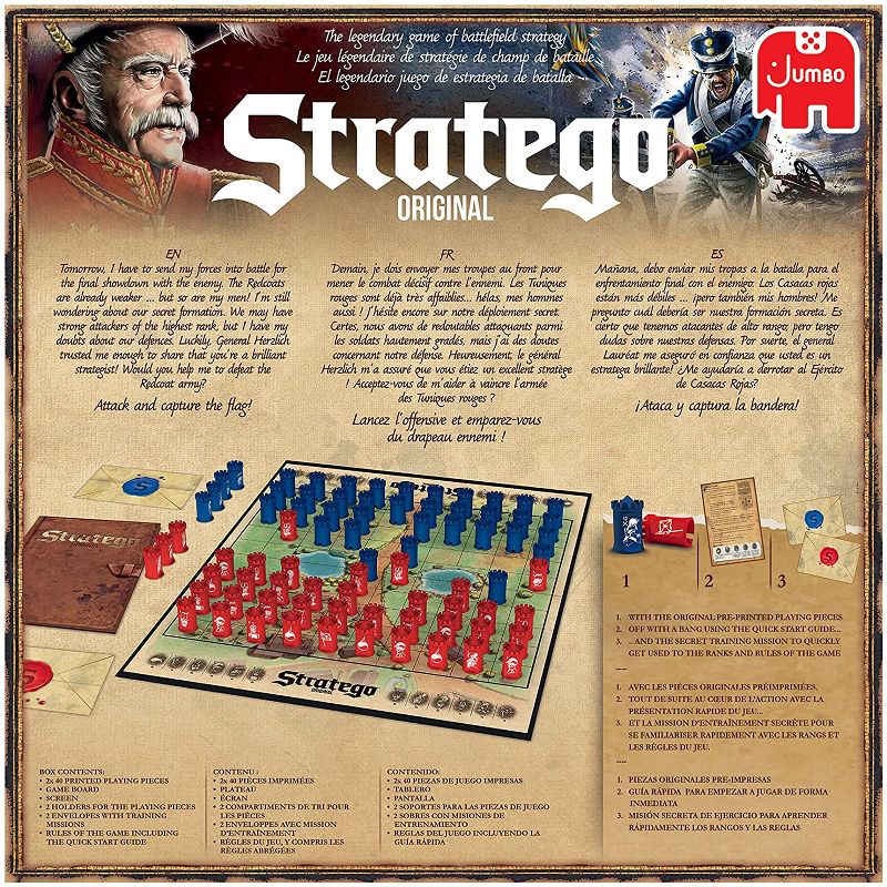 Stratego Original Version, Capture the Flag Strategy Board Game, 2 of 5