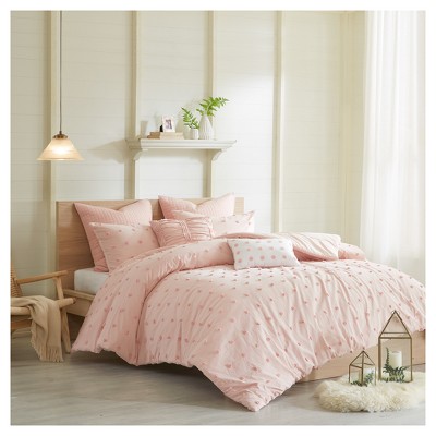 Pink Kay Comforter Set (Full/Queen)