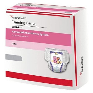 Cardinal Health Wings Youth Toddler Training Pants Size 3T to 4T 34 to 40 lbs. 70064GA, 23 Ct - 1 of 2