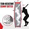 Zealfeel 7x7 ft Baseball Net with Dummy Batter, Strike Zones, Ball Collector, Batting Tee & Bag - 4 of 4