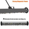 Garvee Rolling Magnetic Sweeper, Magnetic Sweeper with Wheels and Adjustable Handle, Pick Up Nails with Quick Release Latch, 55-LBS Capacity - 2 of 4