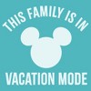 Womens Mickey & Friends This Family is in Vacation Mode Racerback Tank - 2 of 4