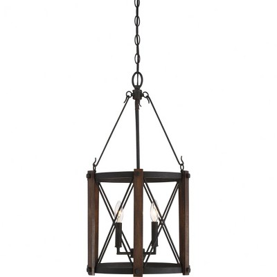 Quoizel Lighting Baron 3 - Light Chandelier in  Marcado Black