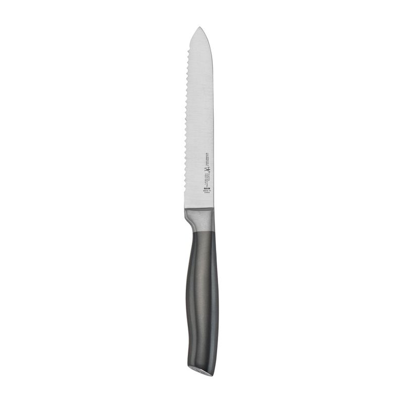 Henckels Graphite 5-inch Serrated Utility Knife, 1 of 5