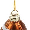 Football Glass Hanging Adult Ornament - 3 of 3