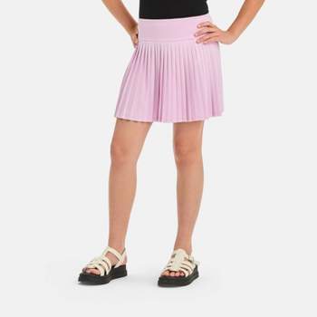 Girls' Pleated Sporty Knit Tennis Skirt - art class™