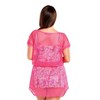 Women's Plus Size Fishnet Crochet Cover Up Dress - Always for Me - 2 of 3