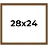 PosterPalooza | Flat Gold Picture Frame - UV Acrylic, Backing Board, Hanging Hardware Included - 2 of 4