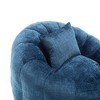 CAVINAS Chenille Bean Bag Chair with Ottoman,Lounge Chair Indoor with Pillow,Gaming Bean Bag Chairs for Adults,Bean Bag Couch for Living Room - 3 of 4