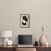 Art Remedy Milk Butterscotch and Dark Chocolate Brown Earthy Abstract Wall Art Framed - 2 of 4