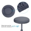 Unique Bargains Round Bar Stool Elastic Waterproof Chair Seat Cover - 3 of 4