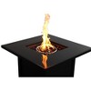 Outdoor Fire Pit for Outdoor Home Garden Backyard Fireplace (30 Inch Steel Black Color) - 2 of 4