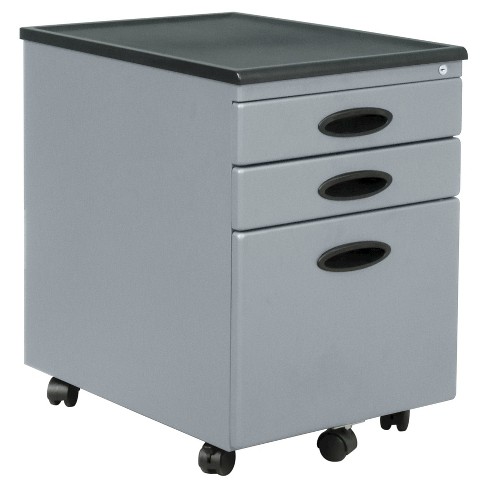 Element Mobile File Cabinet Silver Studio Designs Target