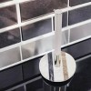 Lexi Home Marble Counter Paper Towel Holder - Mount White Stripes - 4 of 4