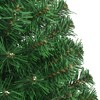 vidaXL 4-ft Artificial Christmas Tree with Thick Branches, Sturdy Metal Stand, Green PVC Material, Suitable for Indoor and Outdoor Use - 4 of 4