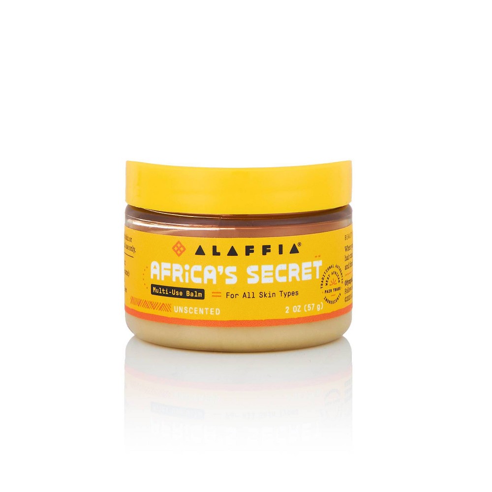 Photos - Cream / Lotion Alaffia Africa's Secret Multi-Use Balm Unscented - 2oz 