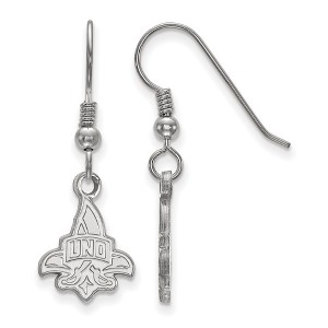 Black Bow Jewelry Sterling Silver New Orleans Privateers NCAA Dangle Earrings - 1 of 3