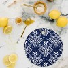 Marta Barragan Camarasa Pattern Indigo Watercolor Cutting Board - Deny Designs - 2 of 3