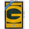 Trends International NFL Green Bay Packers - Logo 25 Framed Wall Poster Prints - 3 of 4