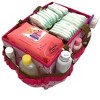 Bacati - Butterflies Pink/Choc Storage Caddy - 4 of 4