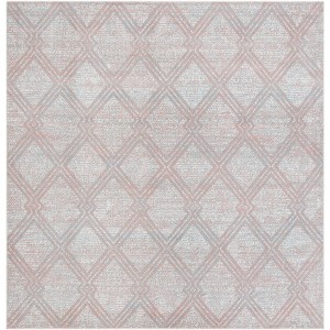 Unique Loom Kamala Washable Collection Area Rug - Modern Trellis - 1 of 4