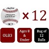 Rawlings Official League Recreational Use Practice Baseballs Youth Bag of 12pk  - Great For Practice - 3 of 4