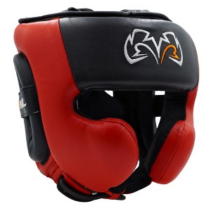 Rival Boxing RHG30 Mexican Training Headgear - Black/Red - 1 of 2