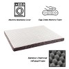 Pet Adobe Bamboo Charcoal-Infused Odor-Resistant Orthopedic Pet Cushion with Removable Cover - 44" x 35", Brown and White - image 3 of 4