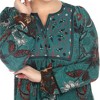 Plus Size Paisley Floral Embroidered Sweater Dress - 4 of 4